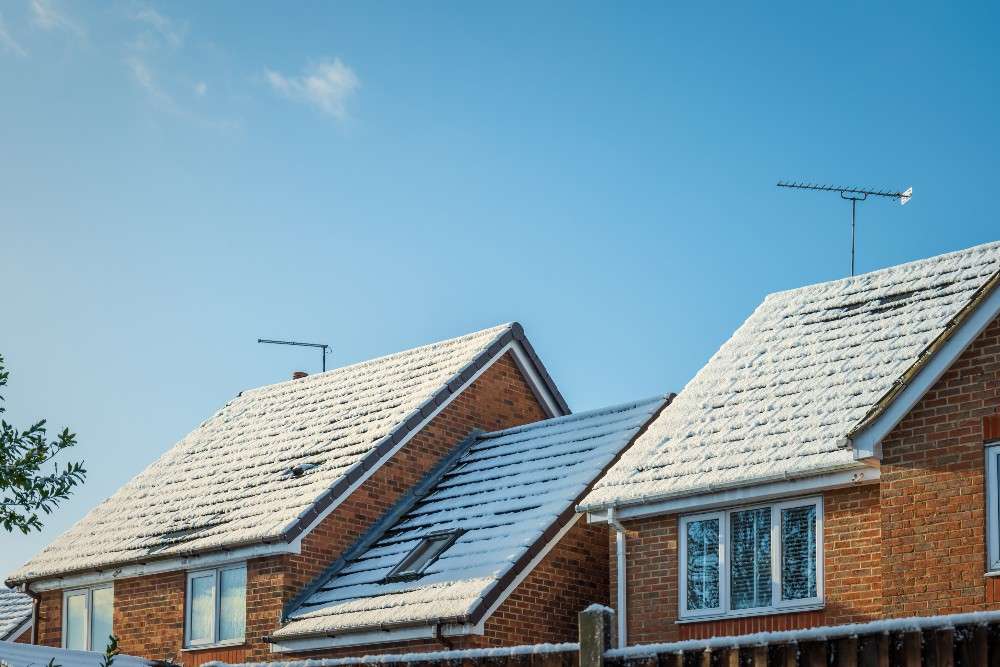 Roof in Winter